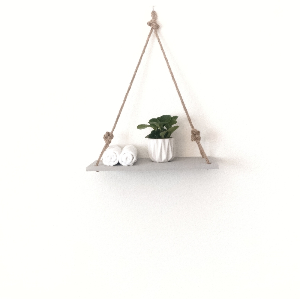 Boho Rope Hanging Shelf - Picture 7 of 10